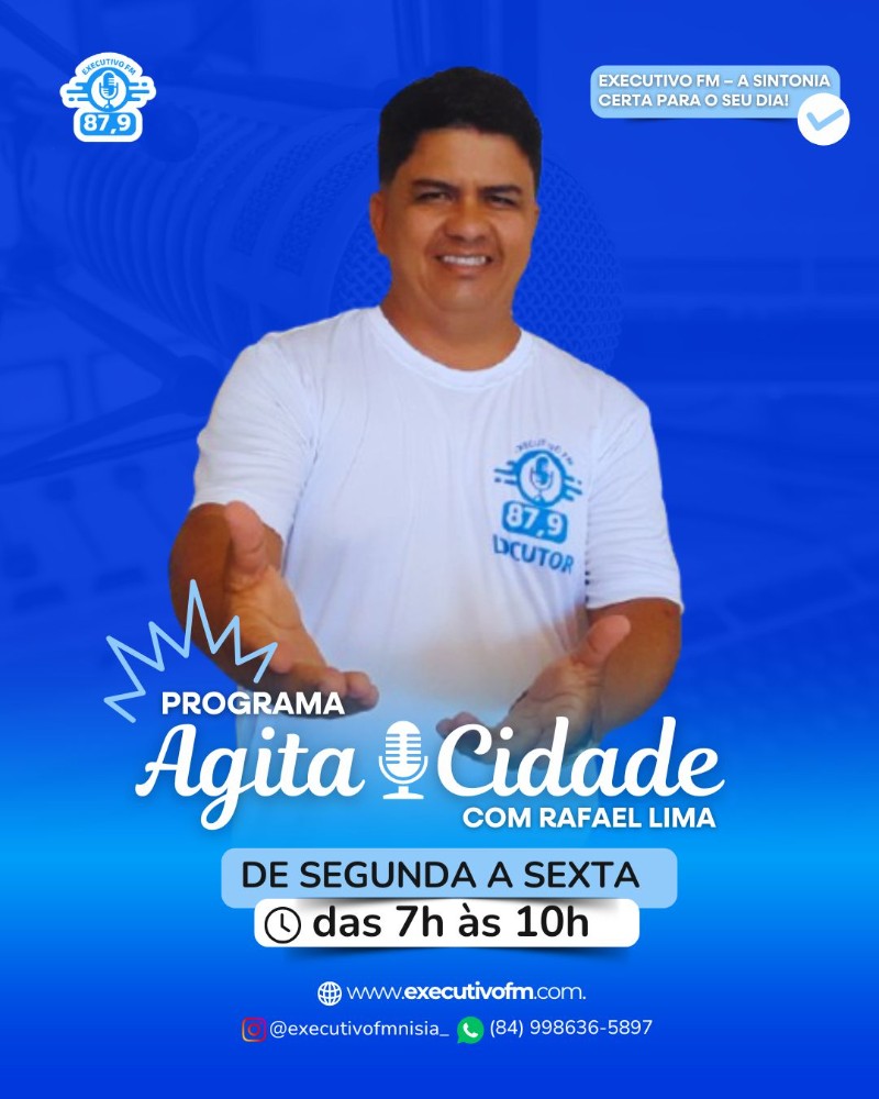 Programa Agita Cidade com Rafael Lima